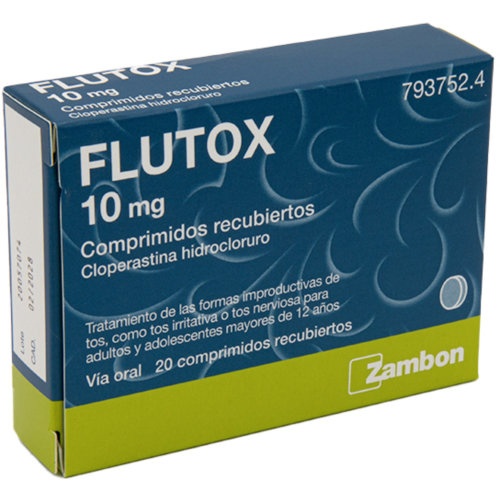 FLUTOX 10 mg, COMPRIMIDOS RECUBIERTOS , 20 comprimidos