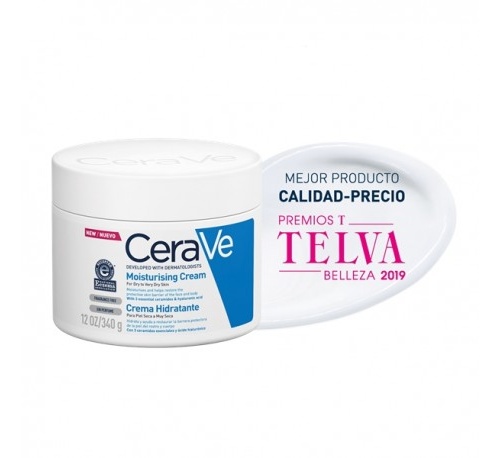 Cerave crema hidratante piel seca  1 envase 340 g