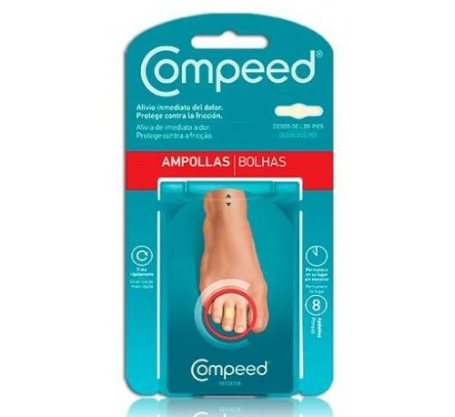 Compeed ampollas dedos pies 8 u
