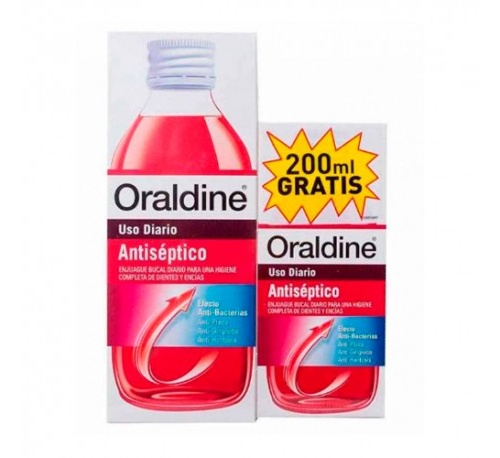 Oraldine antiseptico pack 400 ml +200 ml