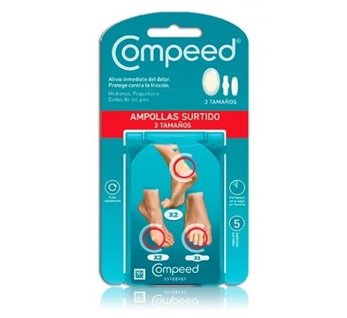 Compeed ampollas hidrocoloide surtido 5 u