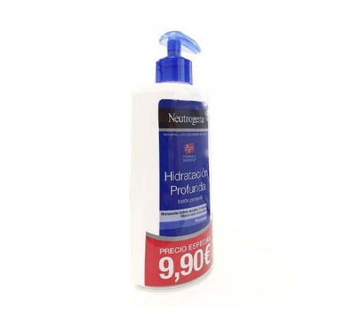 Neutrogena locion corporal hidratacion profunda 400ml (azul)
