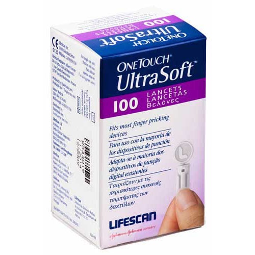 Onetouch ultra soft lancetas (100 u)