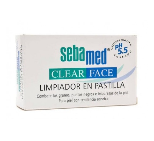 Sebamed limpiador pastilla - clear face (100 g)