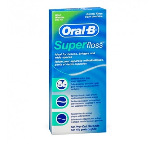 Oral-b hilo dental menta superfloss 50 u