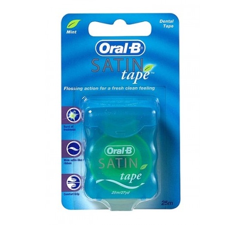Satin tape fluor - cinta dental (menta 25 m)