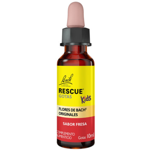 Flores de bach rescue kids fresa gotas 10ml