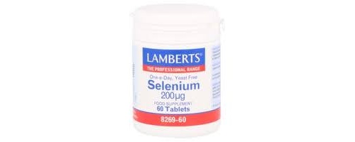 Lamberts selenium 200mcg 60tabletas