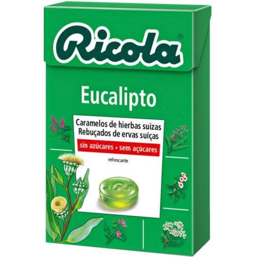 Ricola caramelos sin azucar  1 envase 50 g sabor eucaliptus