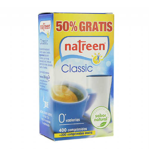 Natreen classic sacarina y ciclamato 400 comprimidos