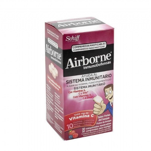 Airborne (inmunodefensas) (frutos del bosque 32 comprimidos masticables)