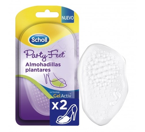 Dr.scholl party feet apoyo almohadilla plantar 1 par