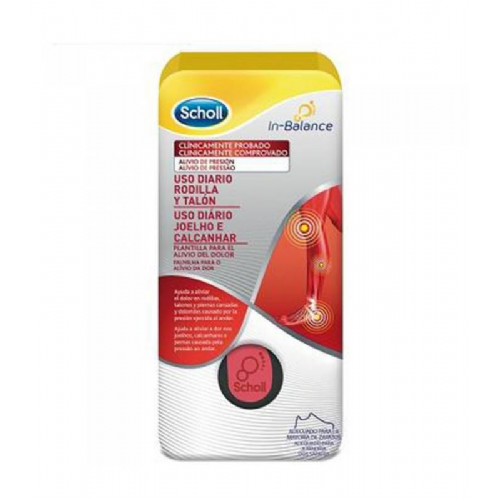 Dr.scholl plantilla dolor rodilla/talon tm (evita supinacion)