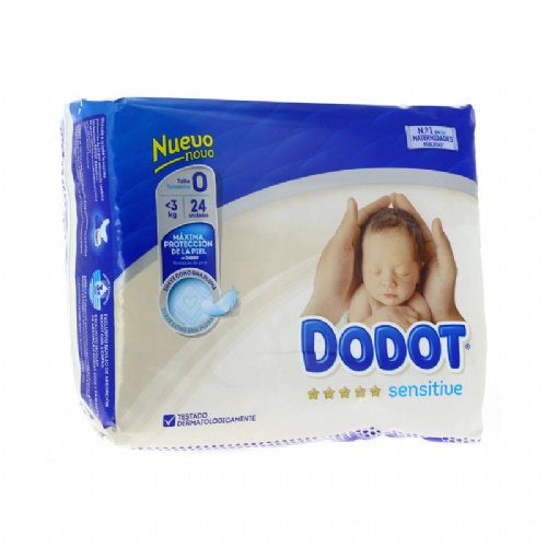 Pañal infantil - dodot protection plus sensitive (t- 0 prematuro 1.5-2.5 kg 24 u)