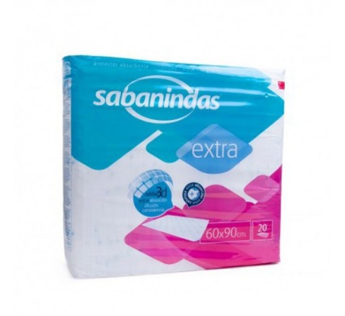 Salvacamas sabanindas 60 x 90 20u (absorcion extra)
