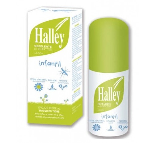 Halley repelente insectos infantil100 ml (+2años)