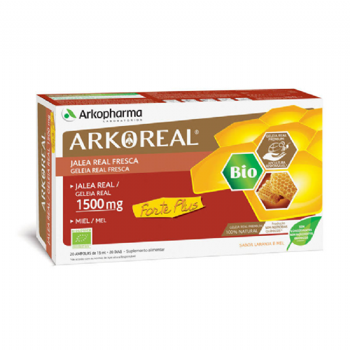 Arkoreal jalea real forte plus 1500 monodosis (1500 mg 20 ampollas)