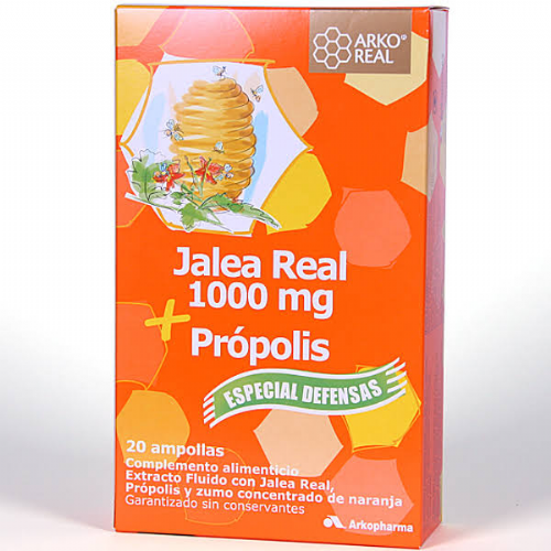 Arkoreal jalea real 1000 +propolis (20 ampollas bebibles 15 ml)