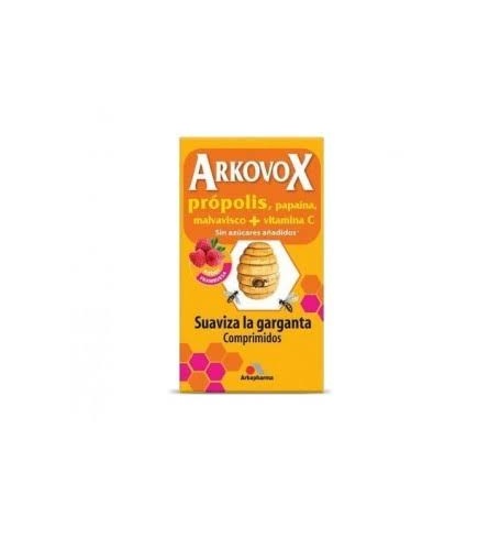 Arkovox propolis + vitamina c (24 comprimidos masticables sabor frambuesa)