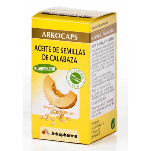 Arkocapsulas semillas calabaza  (aceite) 50caps