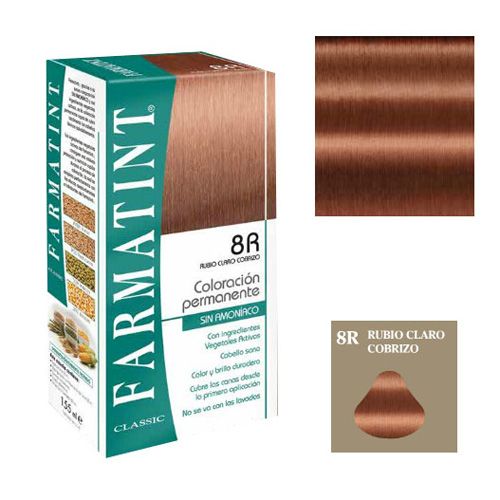 Farmatint 130 ml rubio claro cobrizo 8r