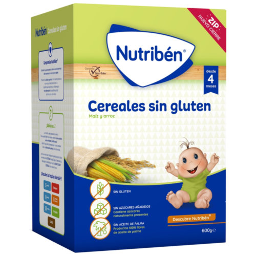 Nutriben cereales sin gluten papilla  1 envase 600 g