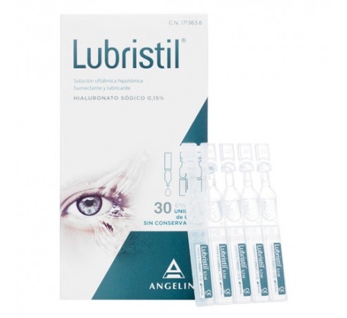 Lubristil solucion oftalmica 30 monodosis 0.3 ml