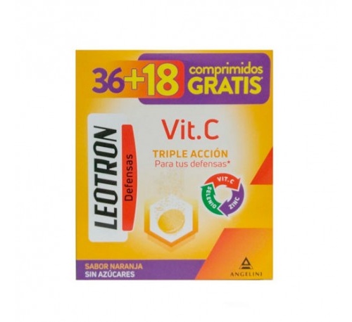 Leotron vitamina c (36 comprimidos efervescentes)