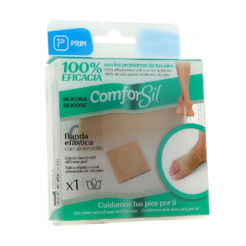 Comforsil banda con almohadilla  silicona elastica t-p 1 u