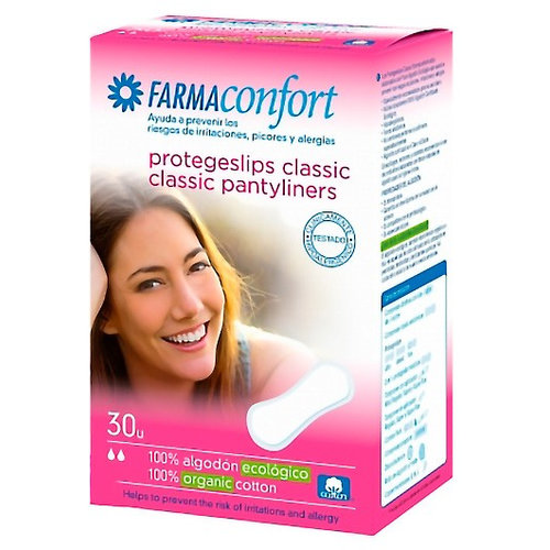 Farmaconfort protege slip classic anatomico 30 unidades - protege slip classic