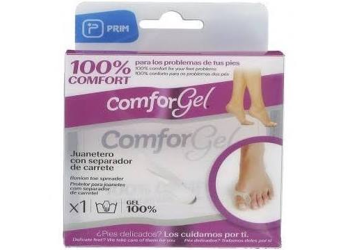 Comforgel juanetero c/separador de carrete  