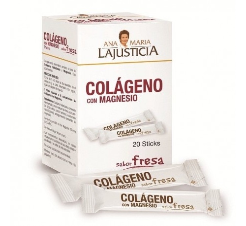 Lajusticia colageno y magnesio 20 stick fresa