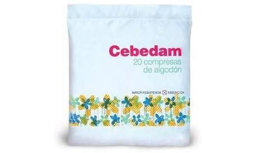 Compresas cebedam 20 u