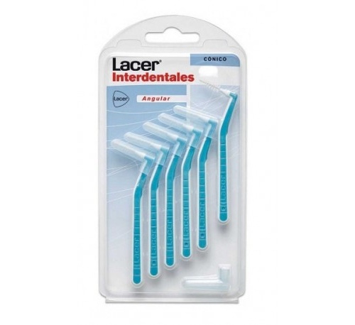 Lacer cepillo interdent conico angular 6u azul