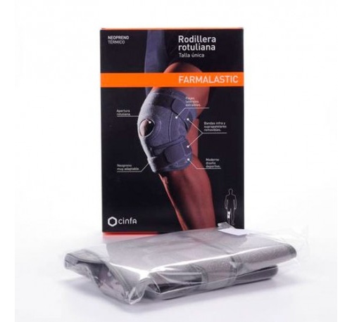 Rodillera rotuliana farmalastic neopreno t- unic