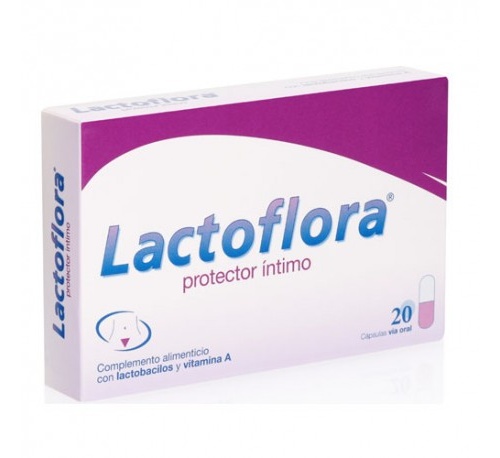 Lactoflora intimo (protector vaginal+vit a) 20 capsulas