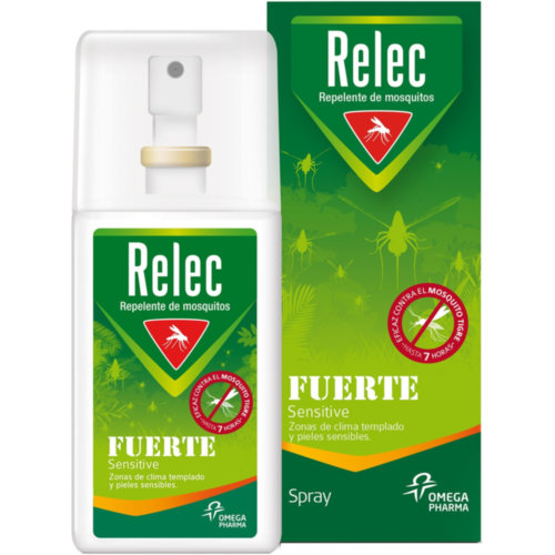 Relec fuerte sensitive spray repelente mosquitos  1 envase 75 ml