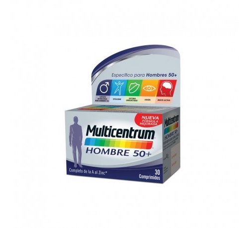 Multicentrum hombre 50+ (30 comprimidos)
