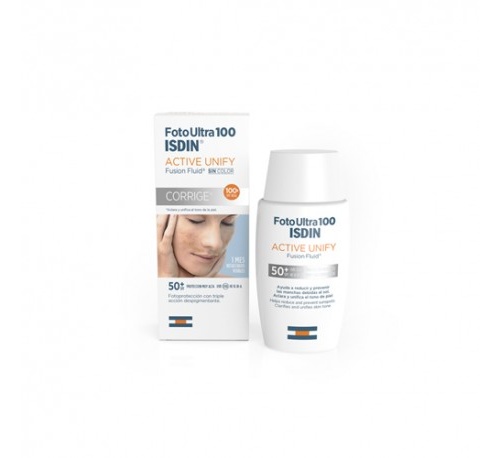 Fotoultra isdin active unify fusion fluid spf-100+ 50 ml