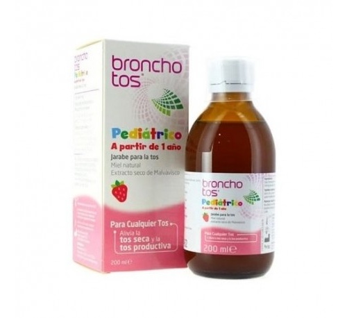 Bronchotos pediatrico 200 ml (+1 año) (sabor fresa)
