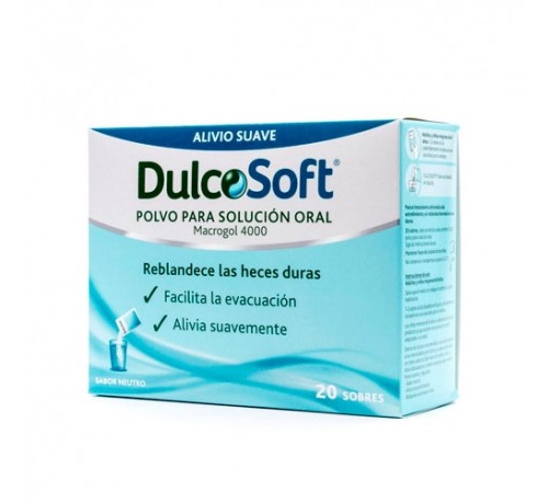 Dulcosoft 125 mg 20 sobres (+8años)