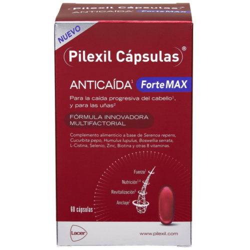 Pilexil capsulas anticaida fortemax 60 capsulas