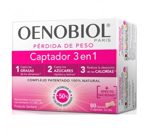 Oenobiol captador 3 en 1 (60 capsulas)