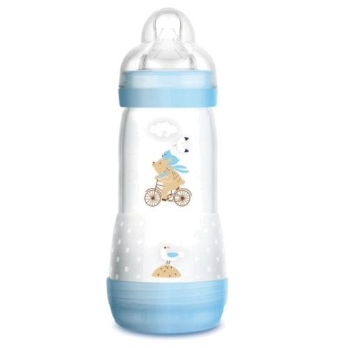 Mam biberon anticolico 320ml azul