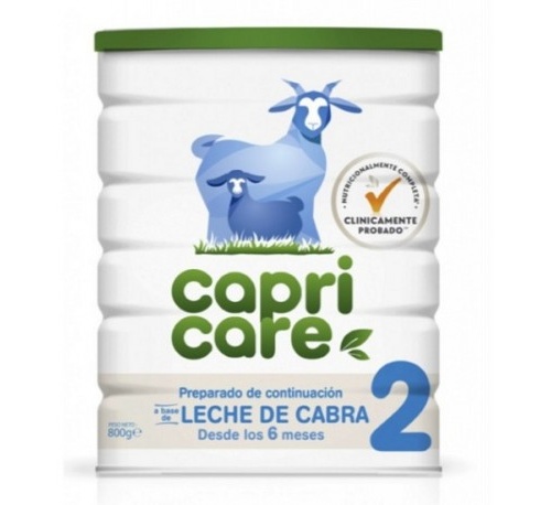 Capricare 2 leche de cabra 800 g