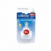 Tetina silicona - dr brown´s natural flow estandar (recien nacido n1 2 unidades)
