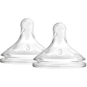 Tetina silicona boca ancha options+ nivel 3 dr brown´s natural flow + 6 meses 2 unidades - dr brown´