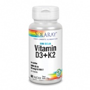 Solaray vit d3 & k2 60capsulas