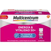 Multicentrum energia & vitalidad 50+ 15 frascos 7 ml sabor frambuesa