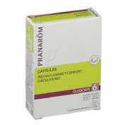 Pranarom oleocaps 6 - piernas ligeras y confort circulatorio
